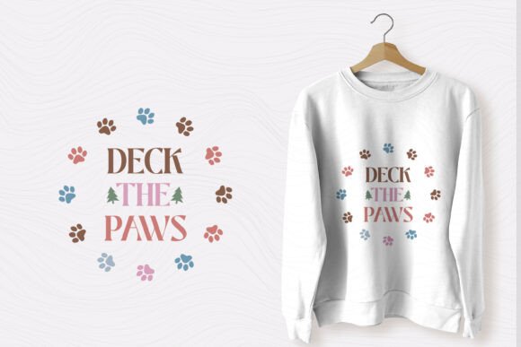 Funny Christmas Dog Saying SVG Deck the - A Graphic Design Asset Review