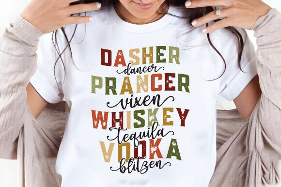 Funny Christmas PNG Dasher Dancer Design Review