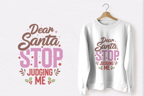 Funny Christmas Quotes SVG for T-Shirt Designs