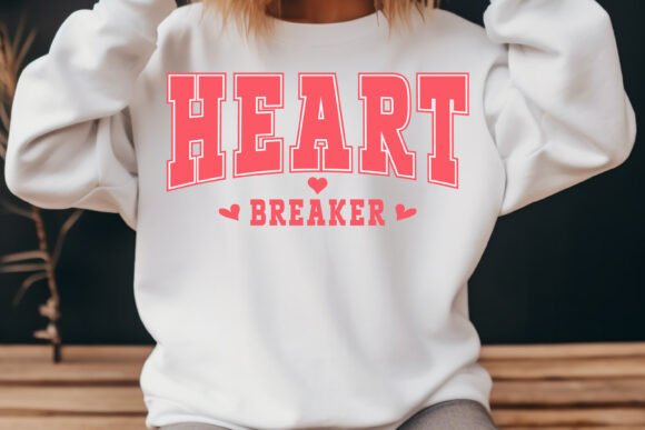 Heart Breaker Valentine Funny Retro Graphics for T-Shirt Designs